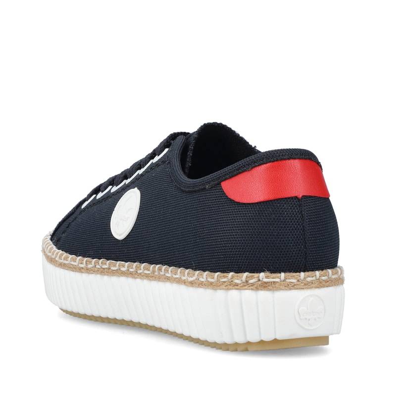Rieker Artikelnummer M2926-14 Rieker Damen Sneaker Low stahlblau Sonderangebot
