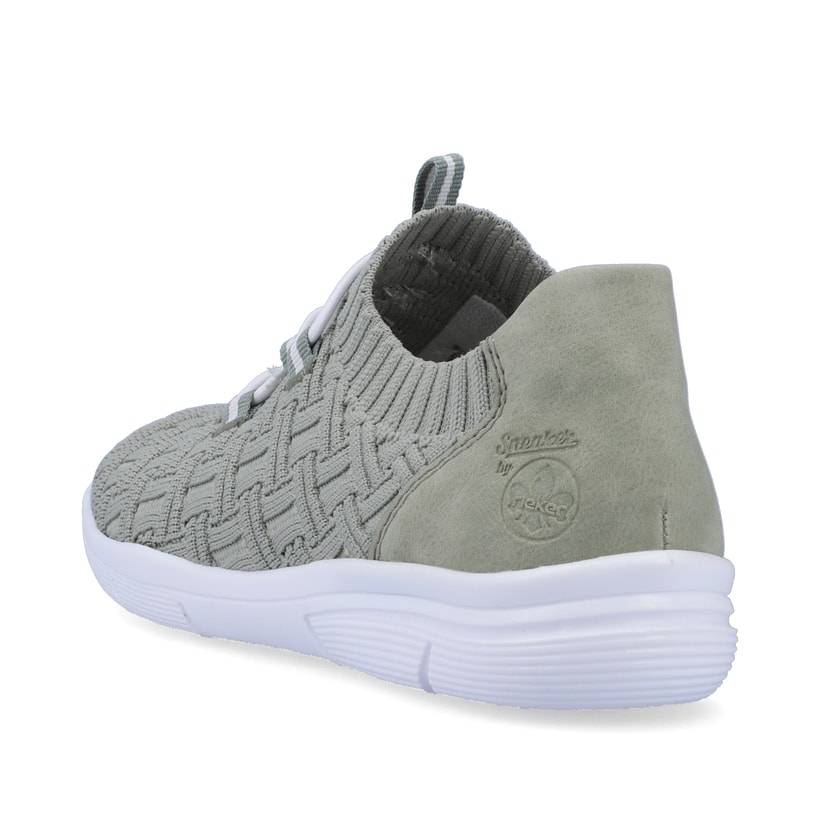 Rieker Artikelnummer L7463-52 Rieker Damen Slipper grüngrau Günstig kaufen