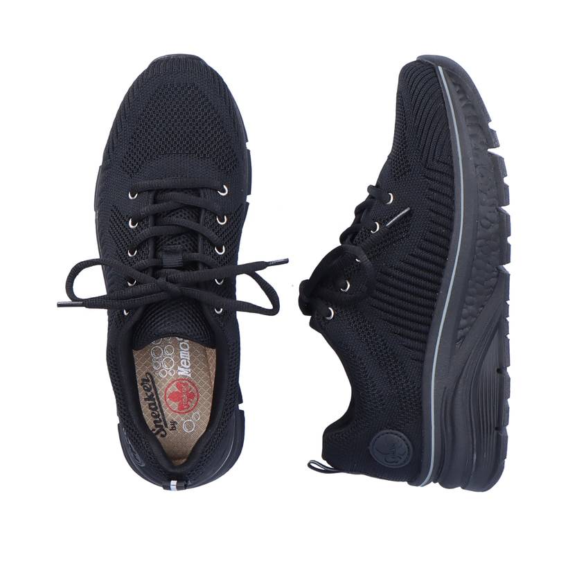 Rieker Artikelnummer 48022-00 Rieker Damen Sneaker Low tiefschwarz Online Shopping