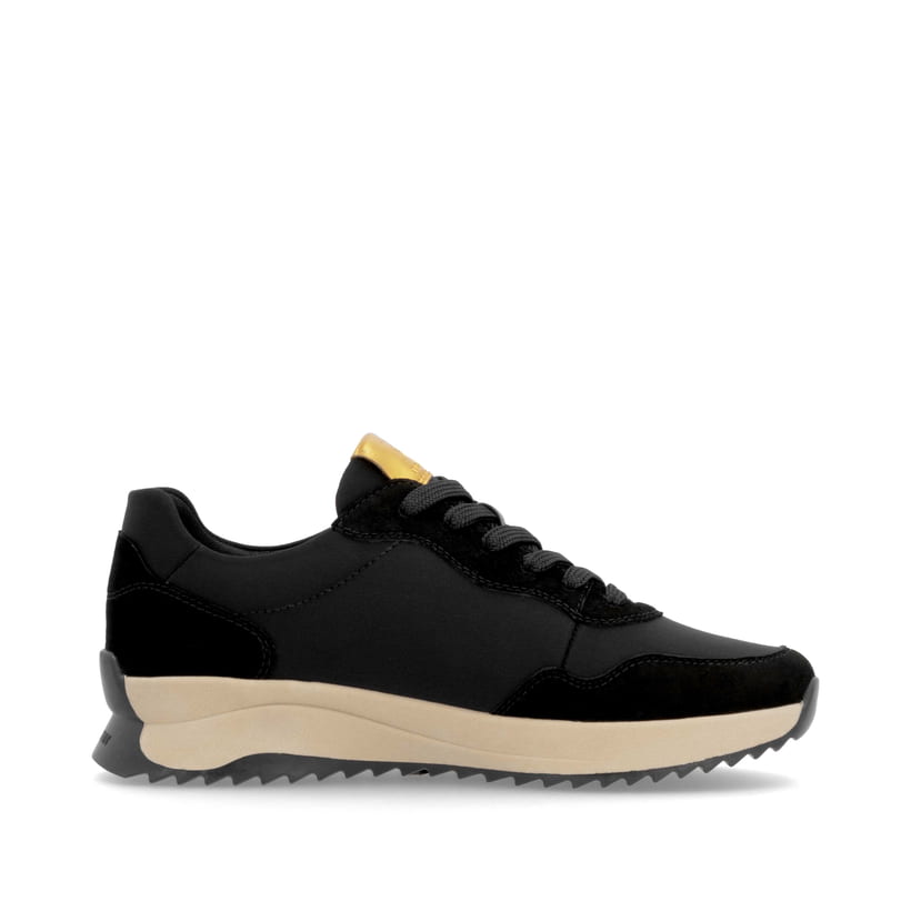 Rieker Artikelnummer W1302-00 Rieker Damen Sneaker Low asphaltschwarz Preisnachlass