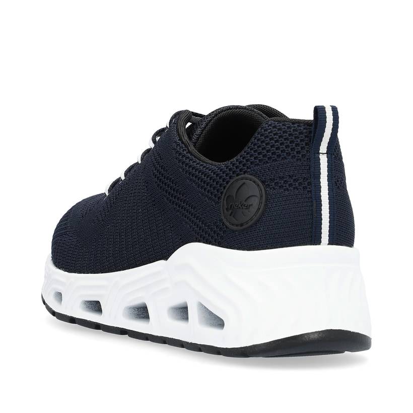 Rieker Artikelnummer N5222-14 Rieker Damen Sneaker Low stahlblau Saisonschlussverkauf
