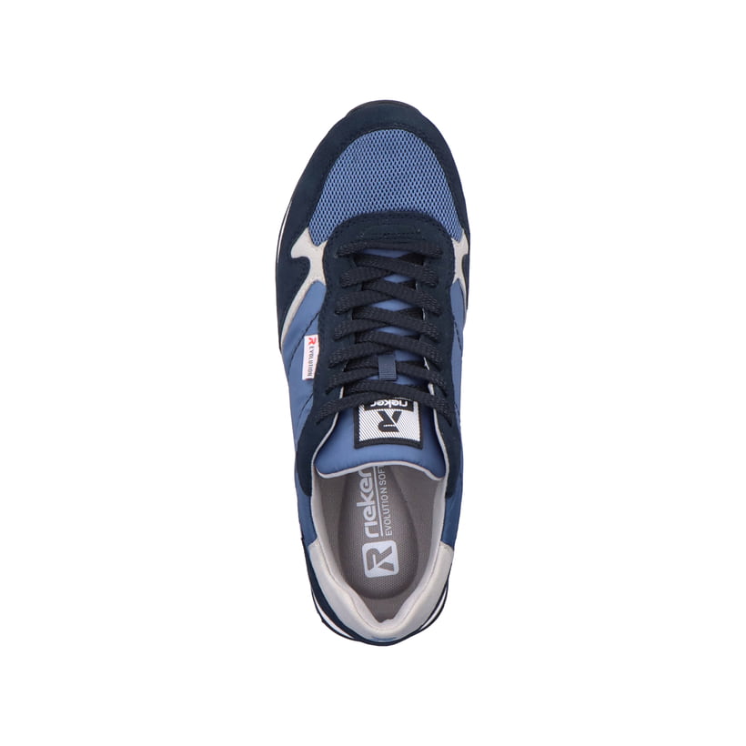 Rieker Artikelnummer U0300-14 Rieker Herren Sneaker Low ocean blue Weihnachtsangebot