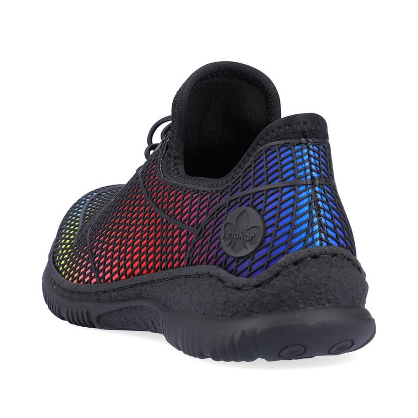 Rieker Artikelnummer N3250-90 Rieker Damen Slipper regenbogenfarben Muttertagsangebot