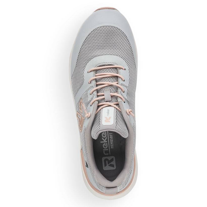 Rieker Artikelnummer 40102-40 Rieker Damen Sneaker Low stone grey Lagerräumung