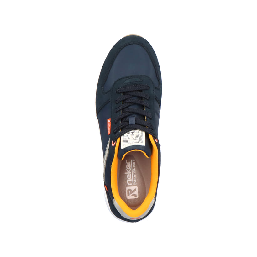 Rieker Artikelnummer 07002-14 Rieker Herren Sneaker Low navy-blue steel-grey Heißer Verkauf