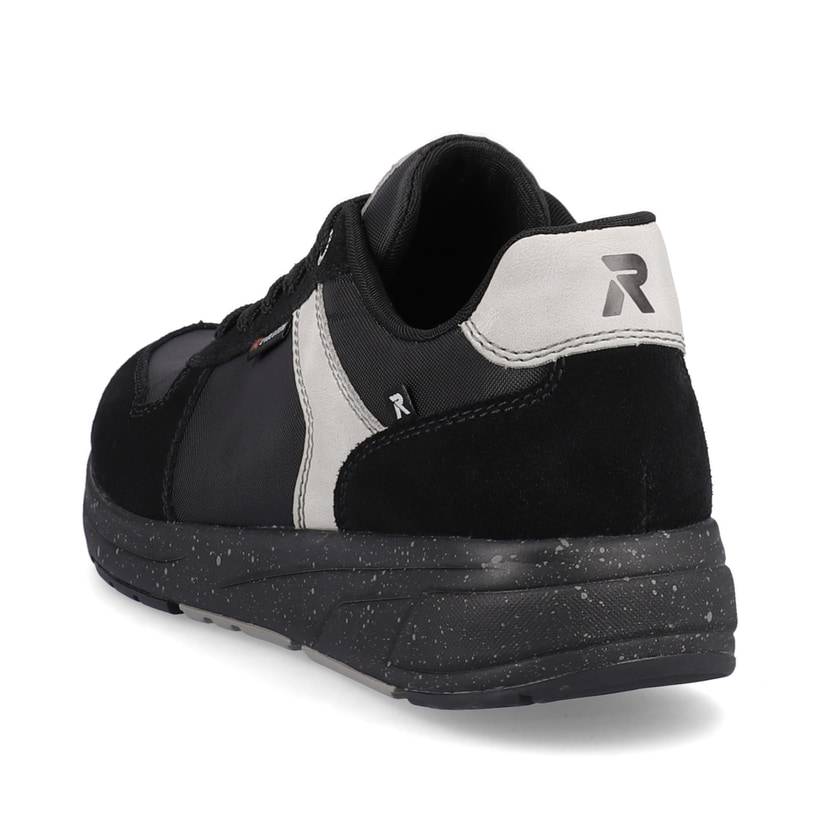 Rieker Artikelnummer 07002-00 Rieker Herren Sneaker Low carbon-black silver-grey Neueste Mode