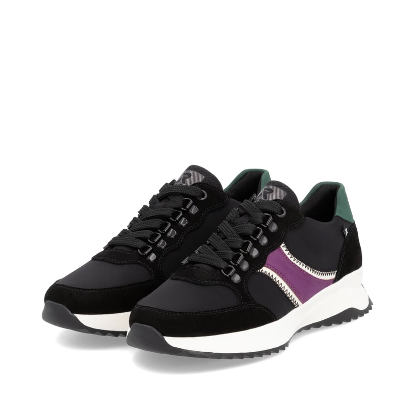 Rieker Artikelnummer W1305-00 Rieker Damen Sneaker Low asphaltschwarz Zeitlich begrenztes Angebot