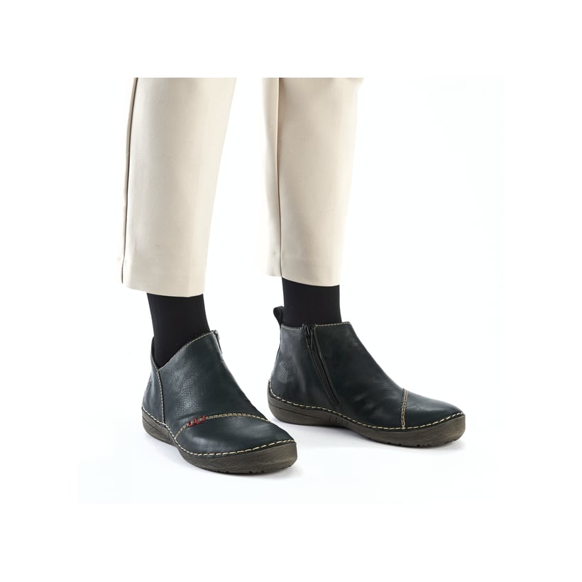 Rieker Artikelnummer 52574-54 Rieker Damen Kurzstiefel petrol Räumungsverkauf