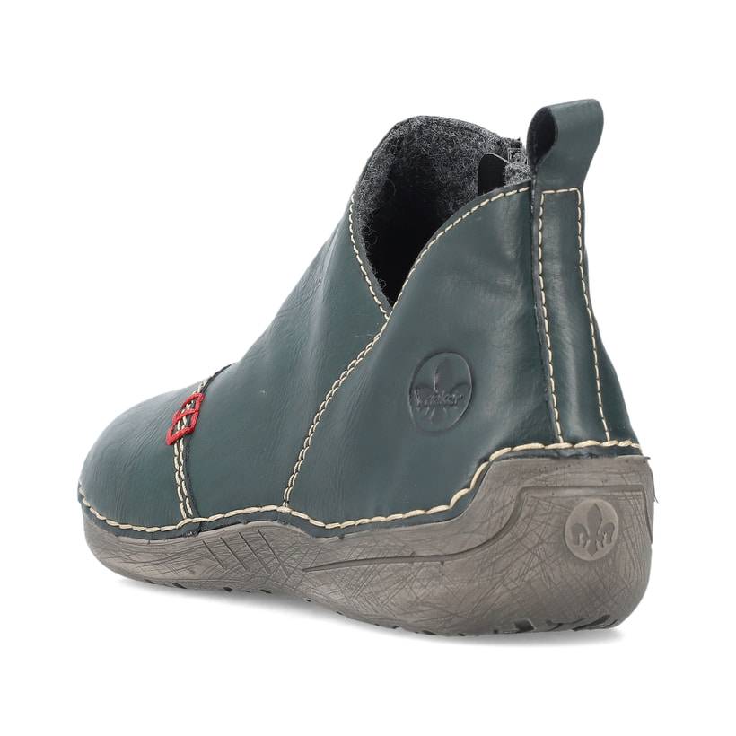 Rieker Artikelnummer 52574-54 Rieker Damen Kurzstiefel petrol Räumungsverkauf
