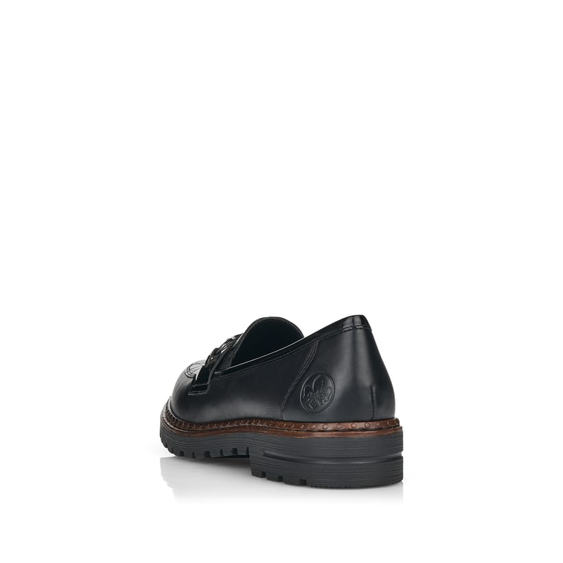 Rieker Artikelnummer 54862-01 Rieker Damen Loafer graphitschwarz Tiefpreis