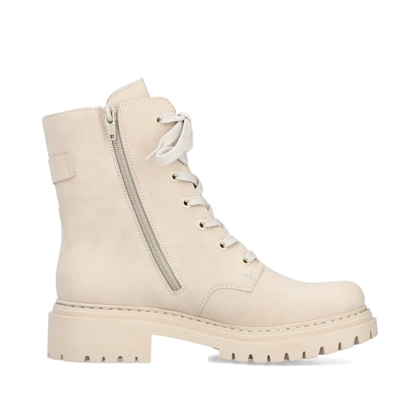 Rieker Artikelnummer 72631-63 Rieker Damen Biker Boots hellbeige Kostenlose Rückgabe