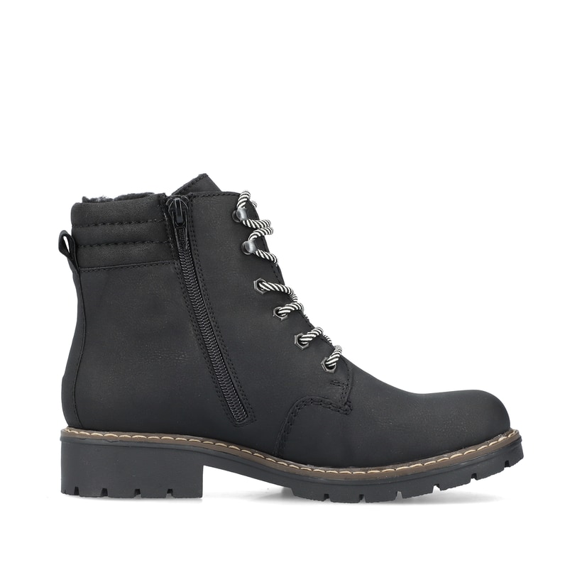 Rieker Artikelnummer Y9125-00 Rieker Damen Schnürstiefel asphaltschwarz Letzte 3 Tage