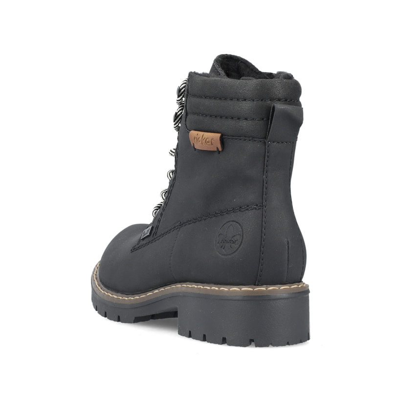 Rieker Artikelnummer Y9125-00 Rieker Damen Schnürstiefel asphaltschwarz Letzte 3 Tage