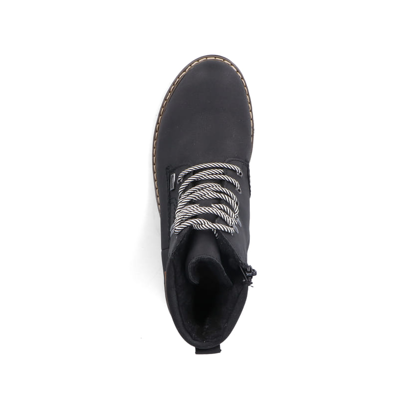 Rieker Artikelnummer Y9125-00 Rieker Damen Schnürstiefel asphaltschwarz Letzte 3 Tage