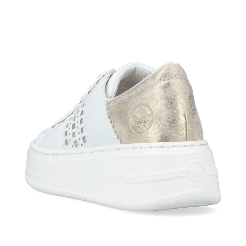 Rieker Artikelnummer N5440-80 Rieker Damen Sneaker Low brilliantweiss Letzter Tag