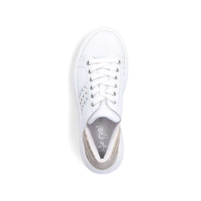 Rieker Artikelnummer N5440-80 Rieker Damen Sneaker Low brilliantweiss Letzter Tag