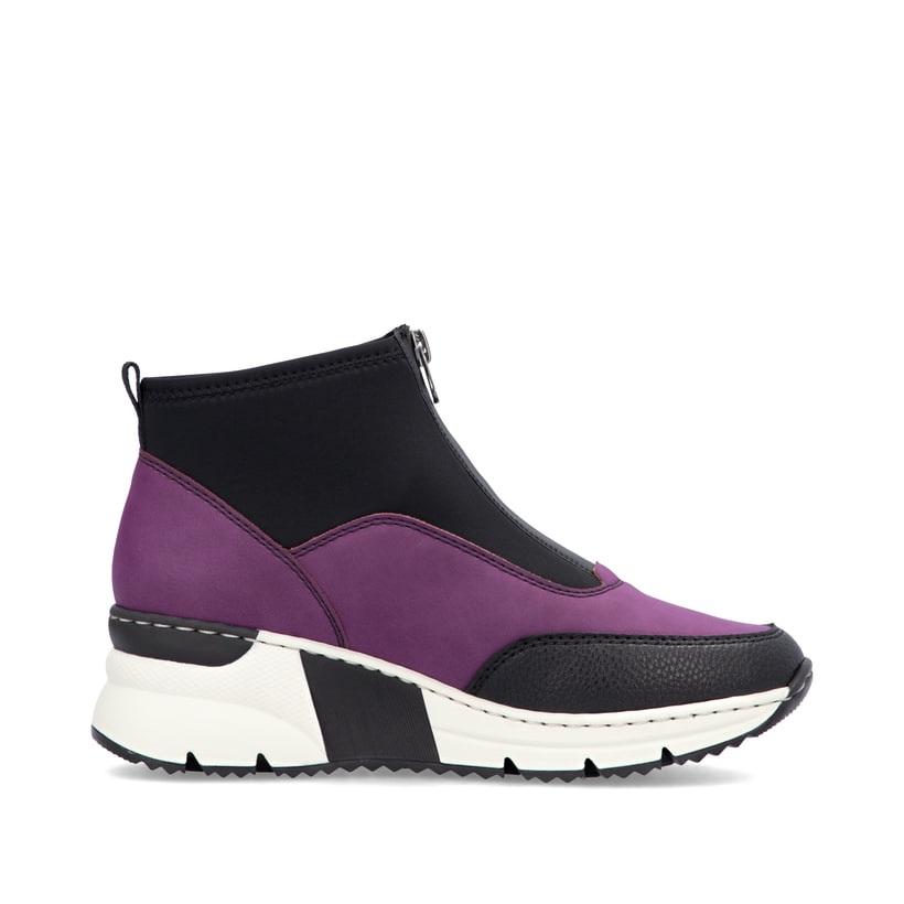 Rieker Artikelnummer N6352-30 Rieker Damen Sneaker High schwarz-lila Bis zu 60% Rabatt