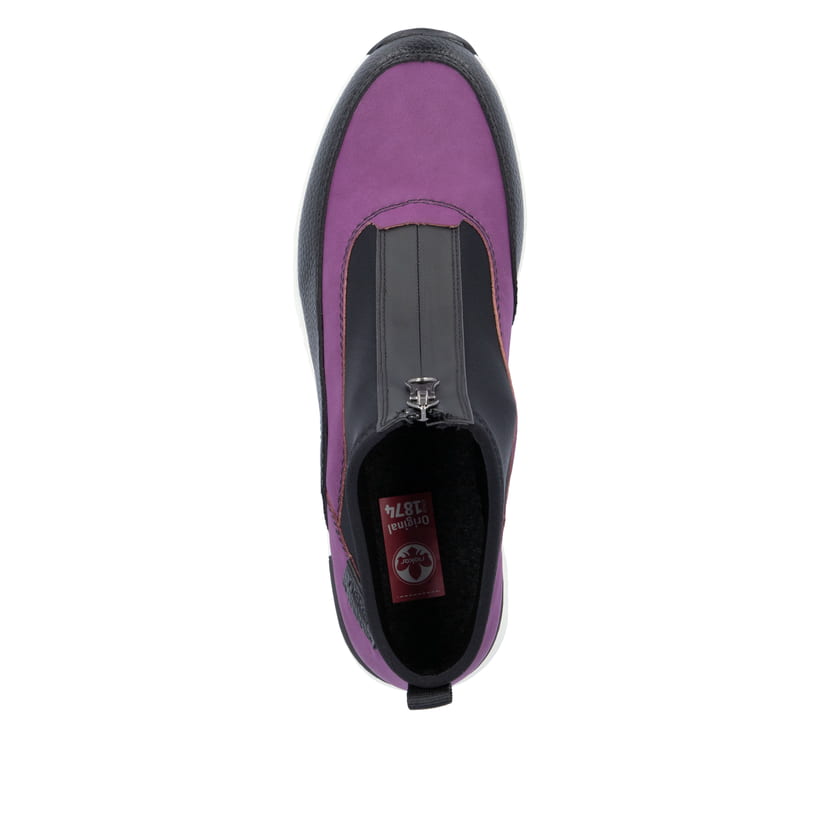 Rieker Artikelnummer N6352-30 Rieker Damen Sneaker High schwarz-lila Bis zu 60% Rabatt