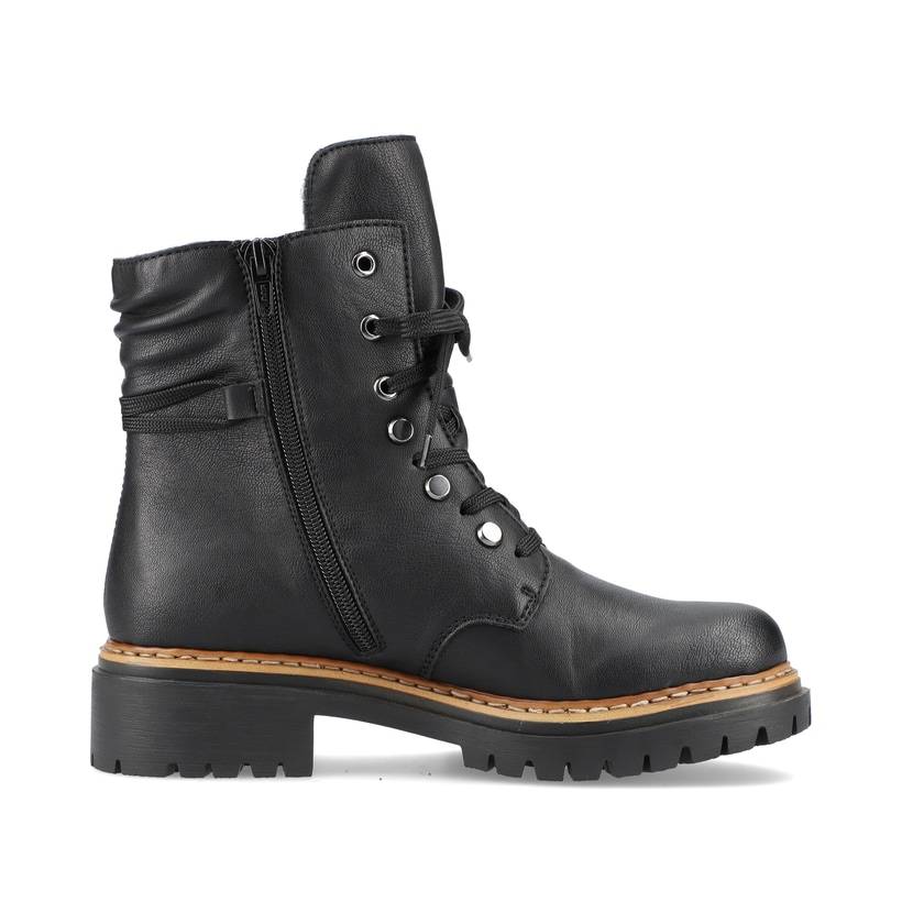 Rieker Artikelnummer 72621-00 Rieker Damen Biker Boots tiefschwarz Vierteljährliche Förderung