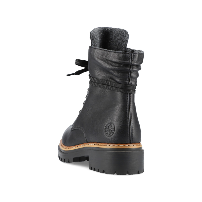 Rieker Artikelnummer 72621-00 Rieker Damen Biker Boots tiefschwarz Vierteljährliche Förderung