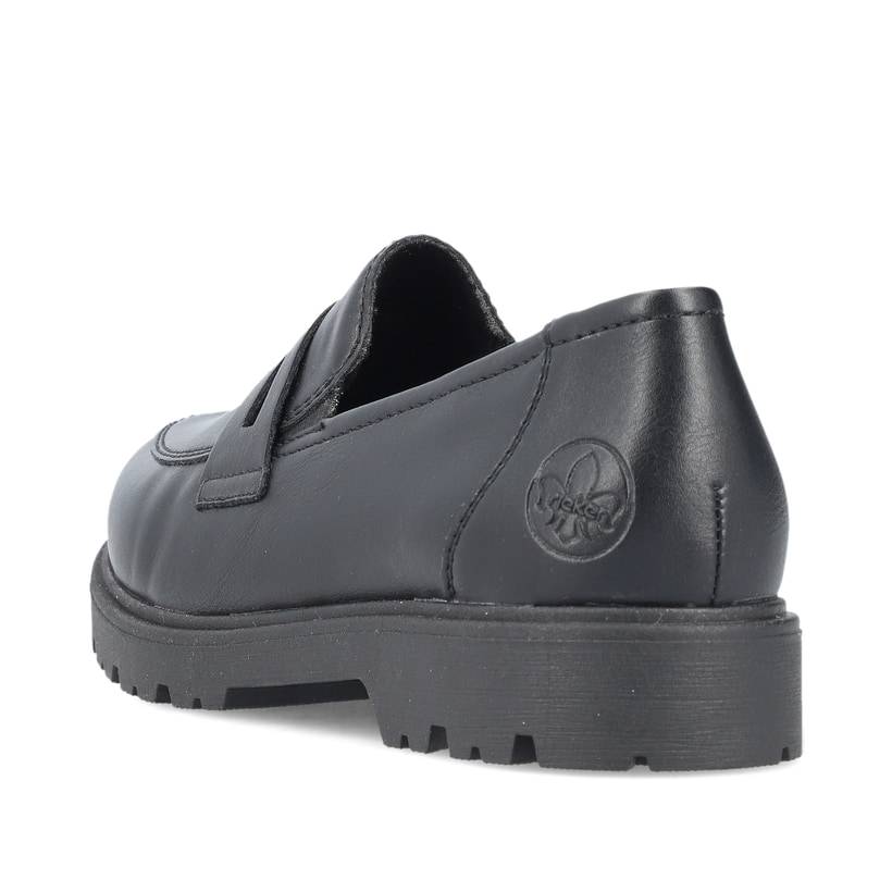 Rieker Artikelnummer 45560-02 Rieker Damen Slipper schwarz Bis zu 55% Rabatt