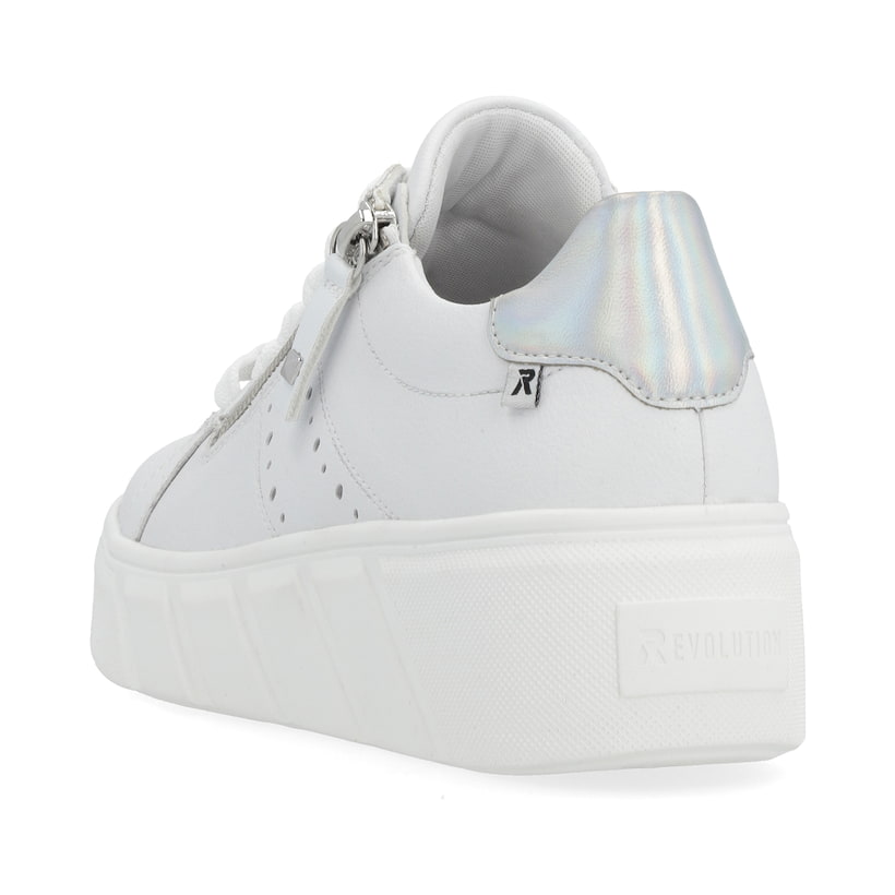 Rieker Artikelnummer W0505-80 Rieker Damen Sneaker Low clear white Nur noch ein Tag übrig