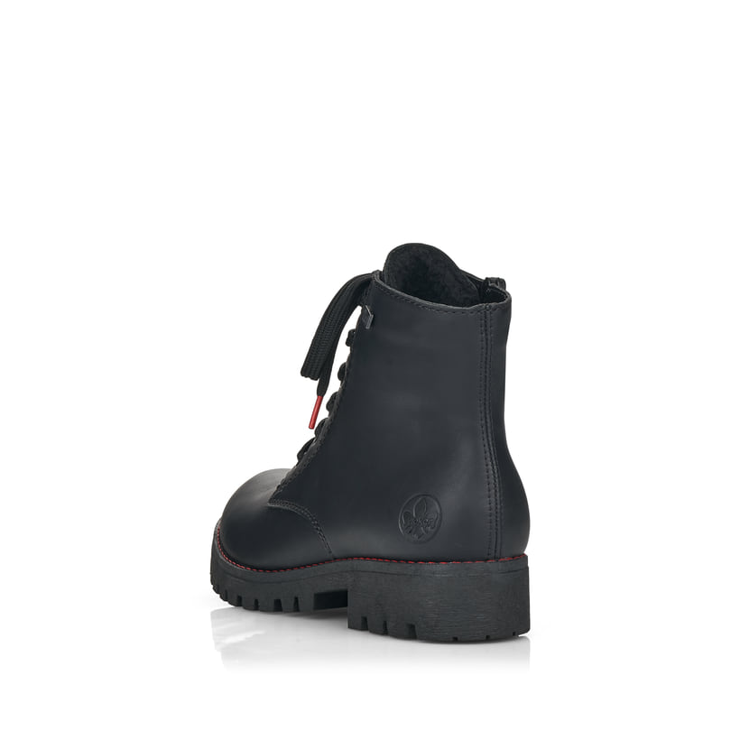 Rieker Artikelnummer 785M1-00 Rieker Damen Schnürstiefel mattschwarz Riesige Rabatte