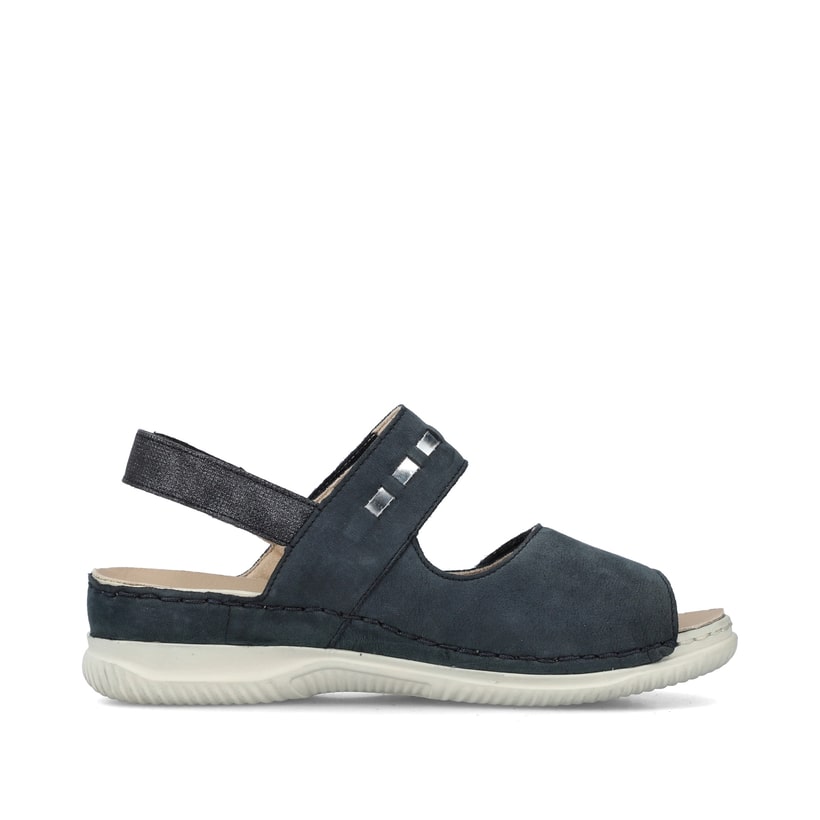 Rieker Artikelnummer V7473-14 Rieker Damen Riemchensandalen stahlblau 50% Rabatt mit kostenlosem Versand