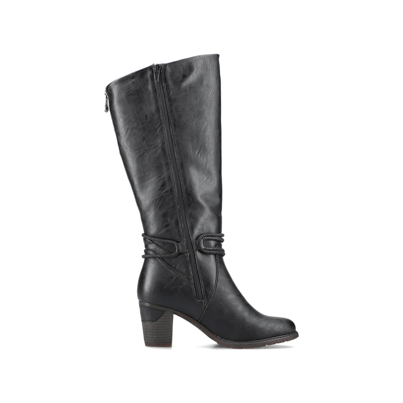 Rieker Artikelnummer 96059-00 Rieker Damen Hochschaftstiefel tiefschwarz Kostenloser Versand international