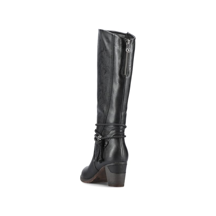 Rieker Artikelnummer 96059-00 Rieker Damen Hochschaftstiefel tiefschwarz Kostenloser Versand international
