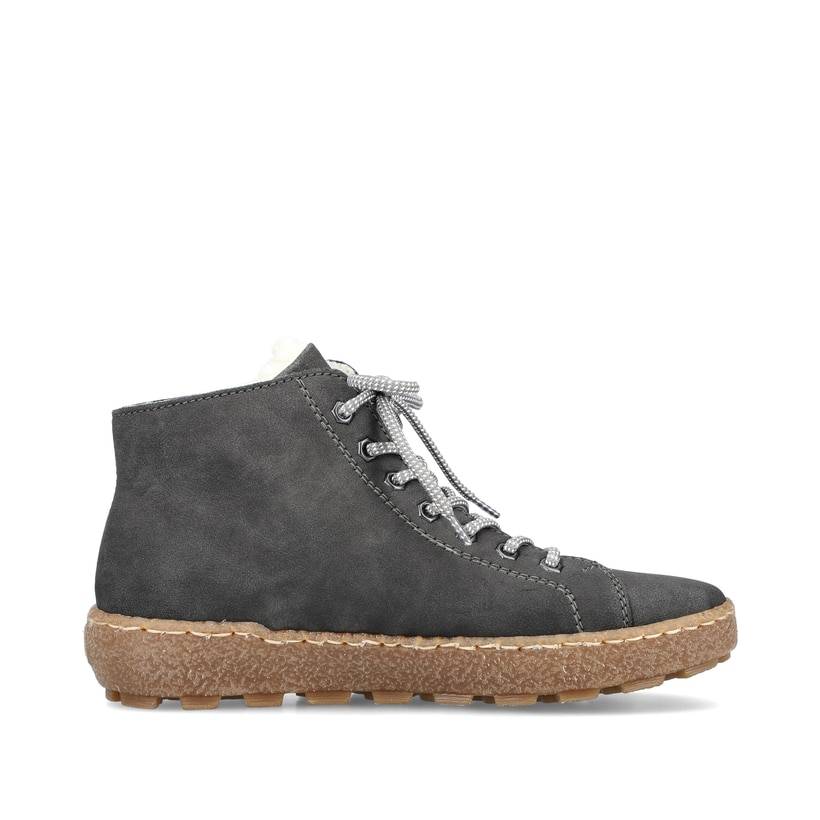 Rieker Artikelnummer N1020-45 Rieker Damen Schnürschuhe asphaltgrau Speichern exportieren