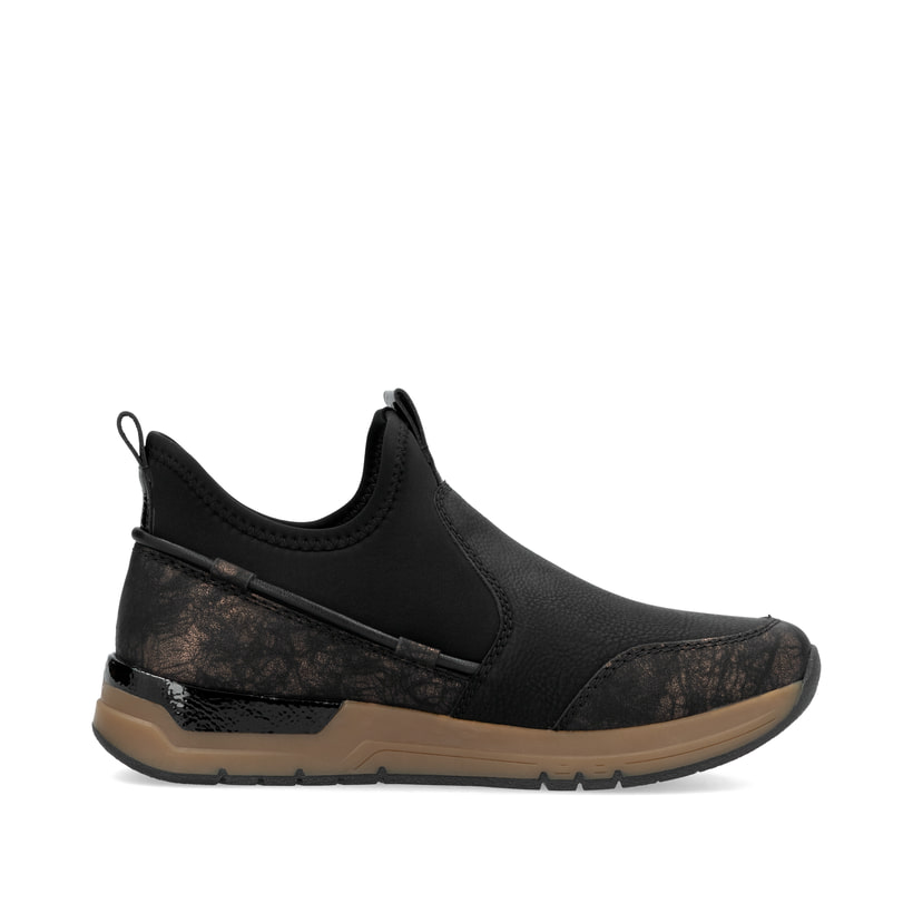 Rieker Artikelnummer 58954-00 Rieker Damen Slipper urbanschwarz Schlussverkauf