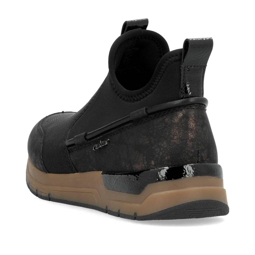Rieker Artikelnummer 58954-00 Rieker Damen Slipper urbanschwarz Schlussverkauf