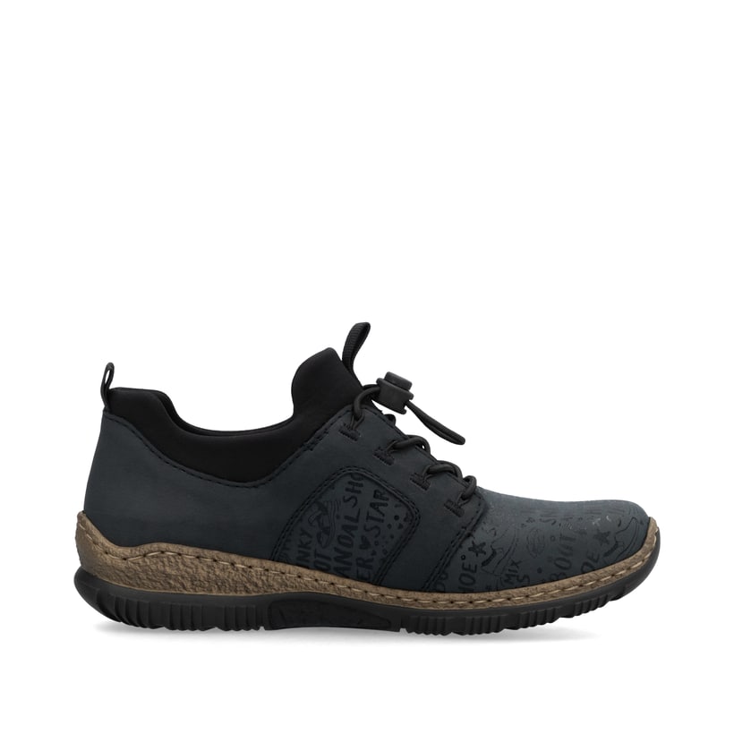 Rieker Artikelnummer N3295-14 Rieker Damen Slipper schwarzblau Blitzverkäufe