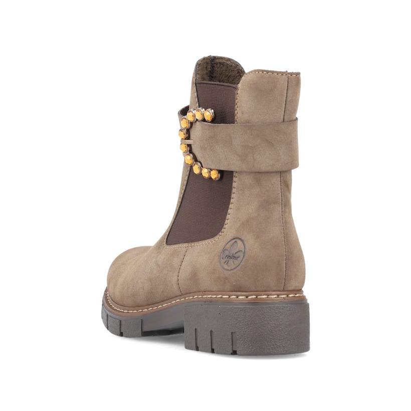 Rieker Artikelnummer Z3564-25 Rieker Damen Chelsea Boots beigebraun Fabrikpreis