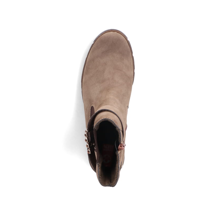 Rieker Artikelnummer Z3564-25 Rieker Damen Chelsea Boots beigebraun Fabrikpreis
