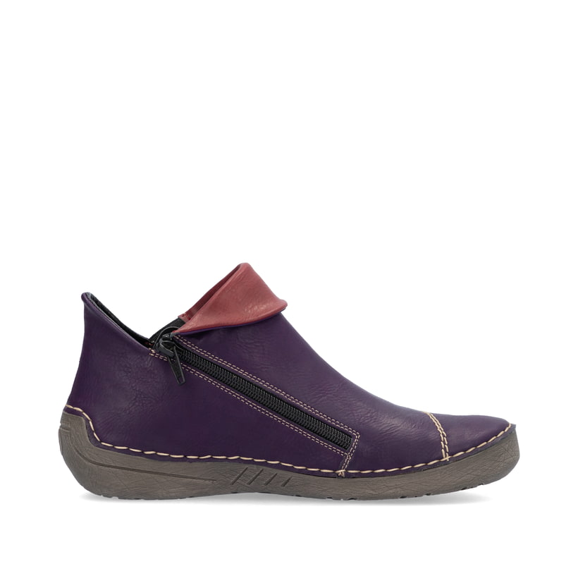 Rieker Artikelnummer 72581-30 Rieker Damen Kurzstiefel purpur Günstig kaufen