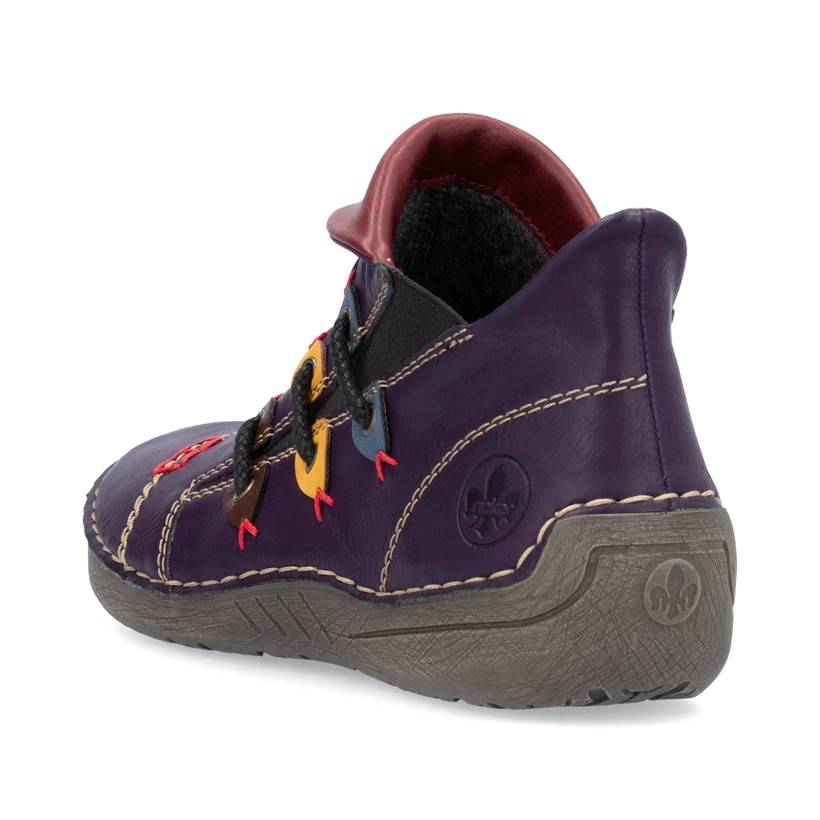 Rieker Artikelnummer 72581-30 Rieker Damen Kurzstiefel purpur Günstig kaufen