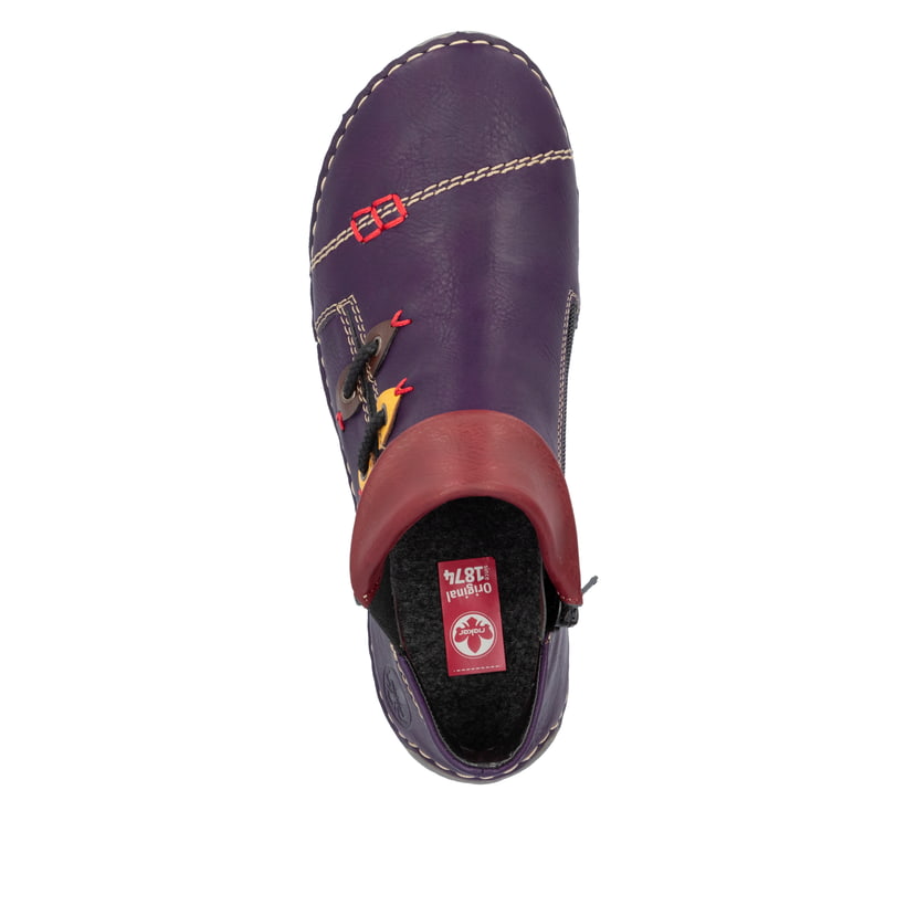 Rieker Artikelnummer 72581-30 Rieker Damen Kurzstiefel purpur Günstig kaufen