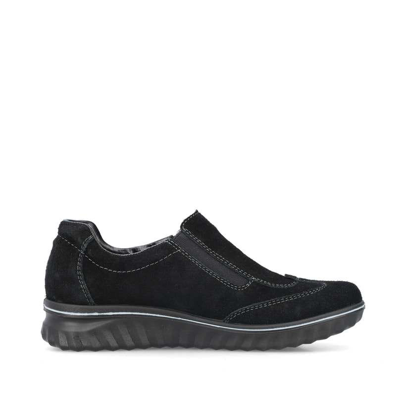 Rieker Artikelnummer 59071-00 Rieker Damen Slipper asphaltschwarz Versandkostenfrei