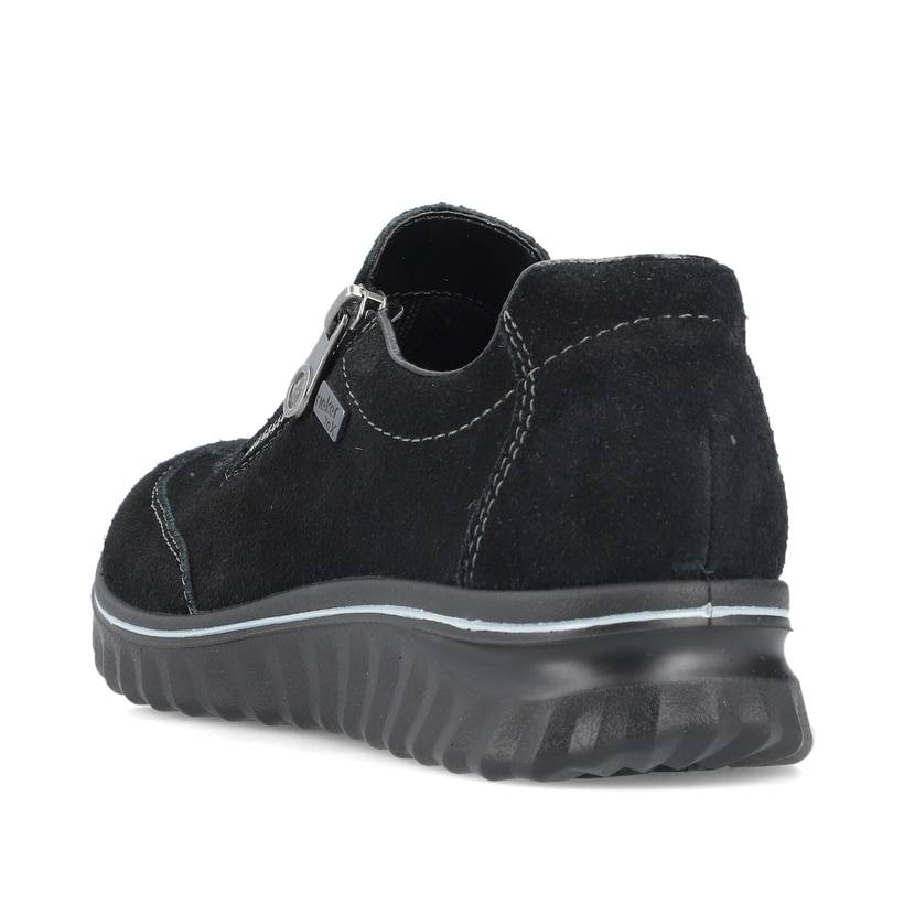 Rieker Artikelnummer 59071-00 Rieker Damen Slipper asphaltschwarz Versandkostenfrei