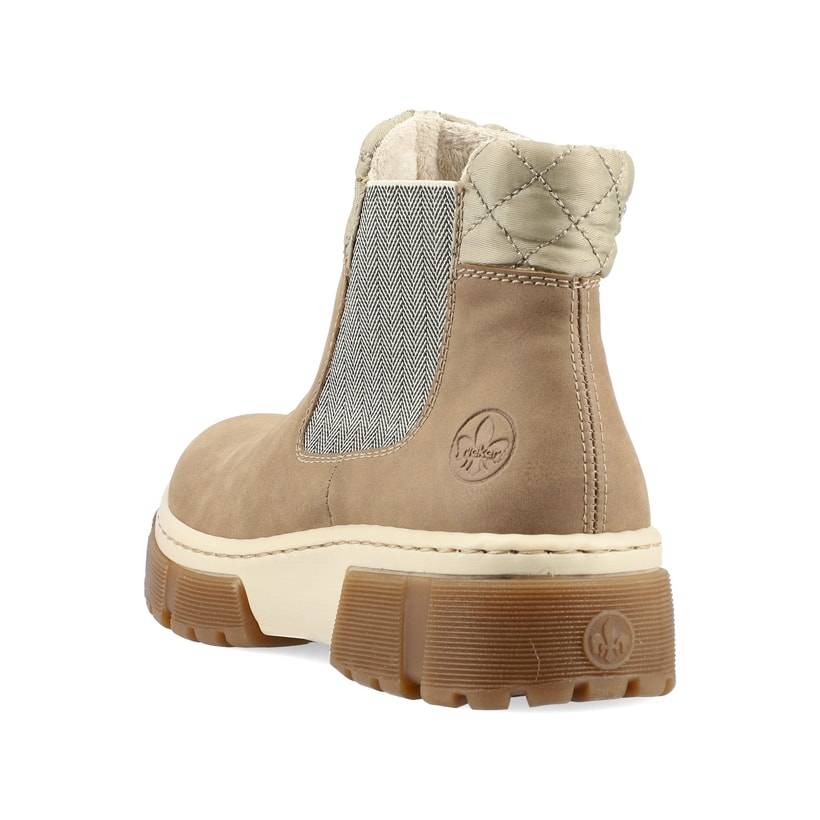 Rieker Artikelnummer X8674-64 Rieker Damen Chelsea Boots cremebeige Black Friday
