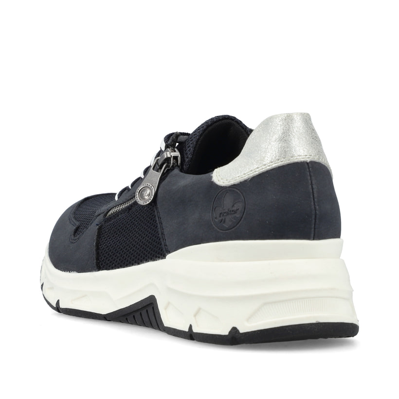Rieker Artikelnummer 48135-14 Rieker Damen Sneaker Low stahlblau Cyber Monday
