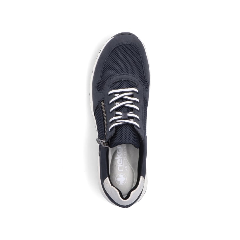 Rieker Artikelnummer 48135-14 Rieker Damen Sneaker Low stahlblau Cyber Monday
