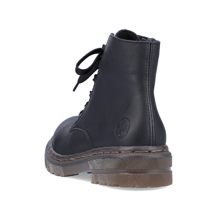 Rieker Artikelnummer 78240-00 Rieker Damen Schnürstiefel carbonschwarz Osterangebot