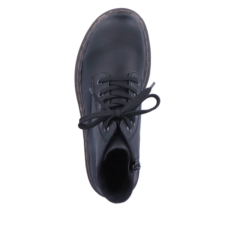 Rieker Artikelnummer 78240-00 Rieker Damen Schnürstiefel carbonschwarz Osterangebot