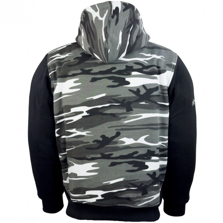 Roleff RO3350 - Hoodie mit Aramid & Protektoren - camouflage/ schwarz/ weiss Bis zu 50% Rabatt