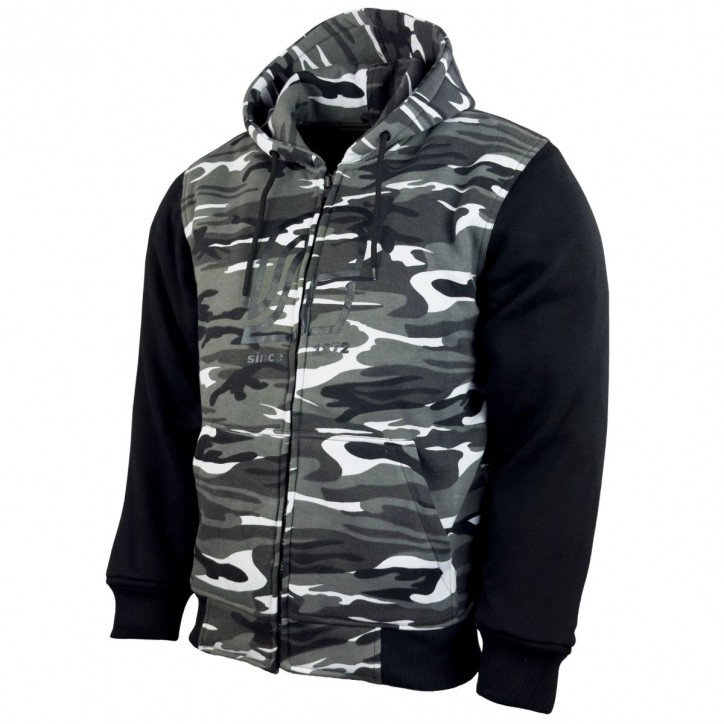 Roleff RO3350 - Hoodie mit Aramid & Protektoren - camouflage/ schwarz/ weiss Bis zu 50% Rabatt