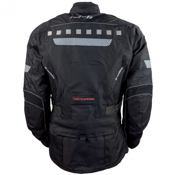 Roleff RO773 - Motorradjacke mit abnehmbarer Neon-Weste Bis zu 65% Rabatt