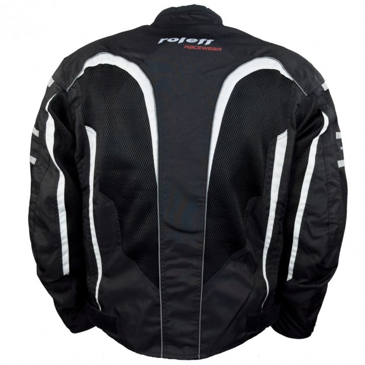 Roleff RO607 - Leichte Motorrad Sommerjacke mit großen Meshgewebeflächen Nur für heute